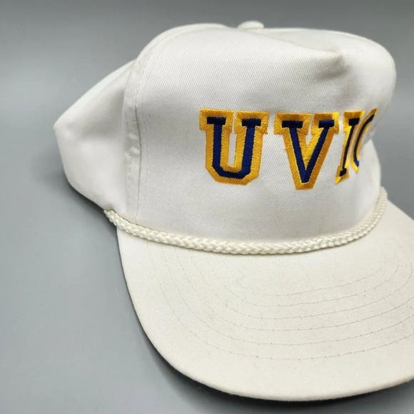 UVIC University of Victoria Vintage Hat Varsity Lettering - Picture 3 of 10